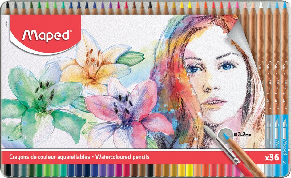 Maped - Artists - Watercolor Pencils (36 pcs) (832436)
