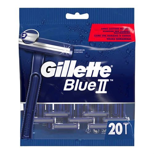 Gillette - Blue II Disposable Razors 20 pcs