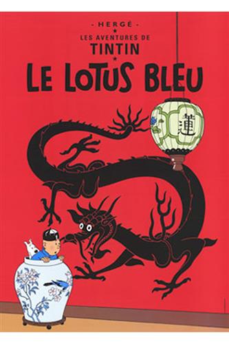 Den Blå Lotus (LOTUS BLEU) - Poster