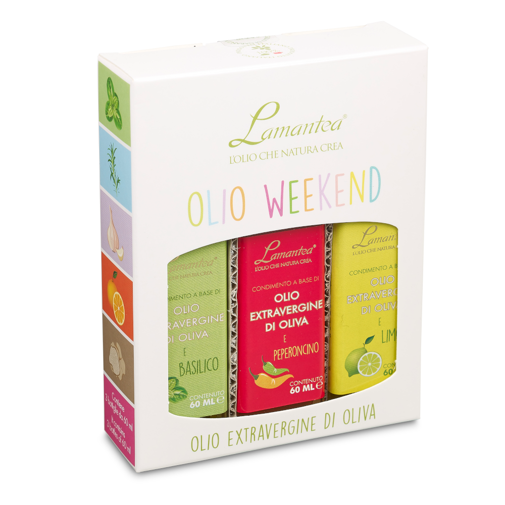 Weekend Olive Oil Gift Pack 3 x 60ml by Lamantea