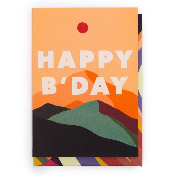 Hilly Happy B'DAY Greeting Card