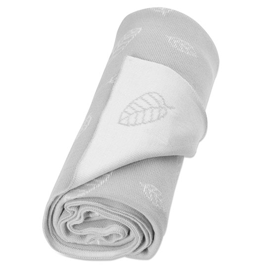 Vinter & Bloom - Nordic Leaf ECO Blanket - Calm Grey