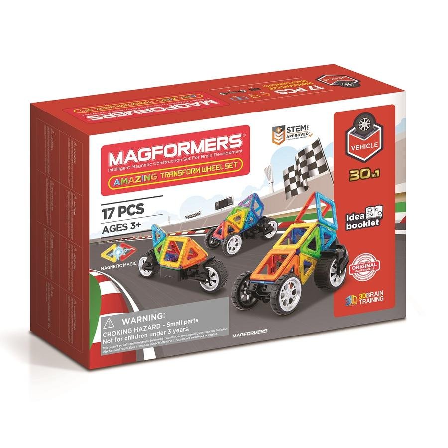 Magformers - Amazing Transform Vehicle set, 17 pc (3068)