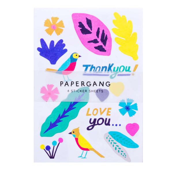Colourful Tropics Washi Sticker Sheet