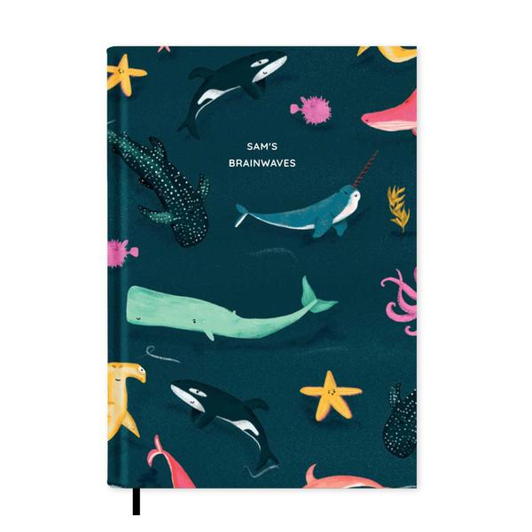 Under The Sea Notebook A5 - Personalised