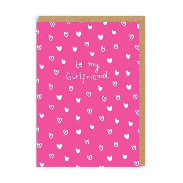 To My Girlfriend Greeting Card