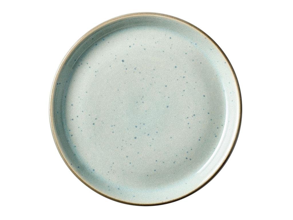 BITZ - 2 x Gastro Plate Dia. 17 x 2,0 cm - Grey/Light Blue