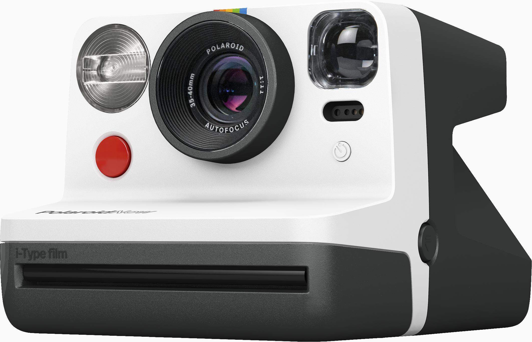 Polaroid - Now Point & Shoot Camera - Black/White
