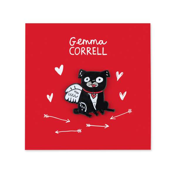 My Puggy Valentine Enamel Pin