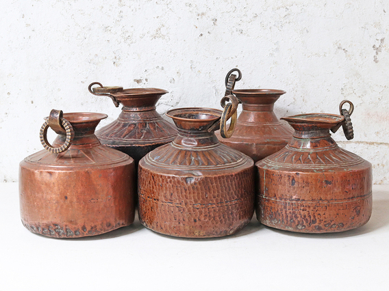 Handcrafted Vintage Copper Pot