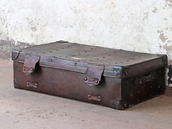 Leather Trunk Large