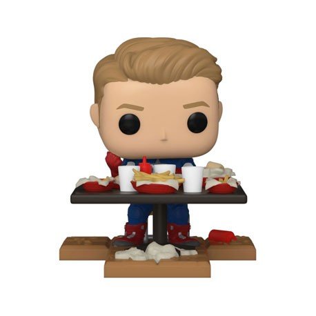 Funko! POP - Marvel - Cap America Shawarma (Deluxe Excl)