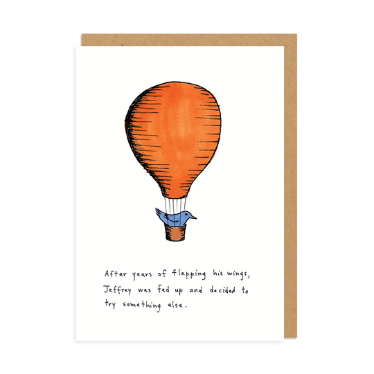 Jeffrey Was Fed Up Greeting Card