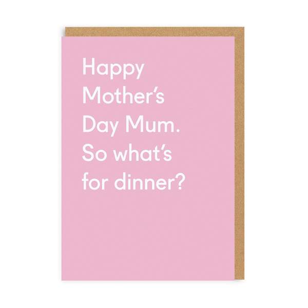 Mum, What's For Dinner