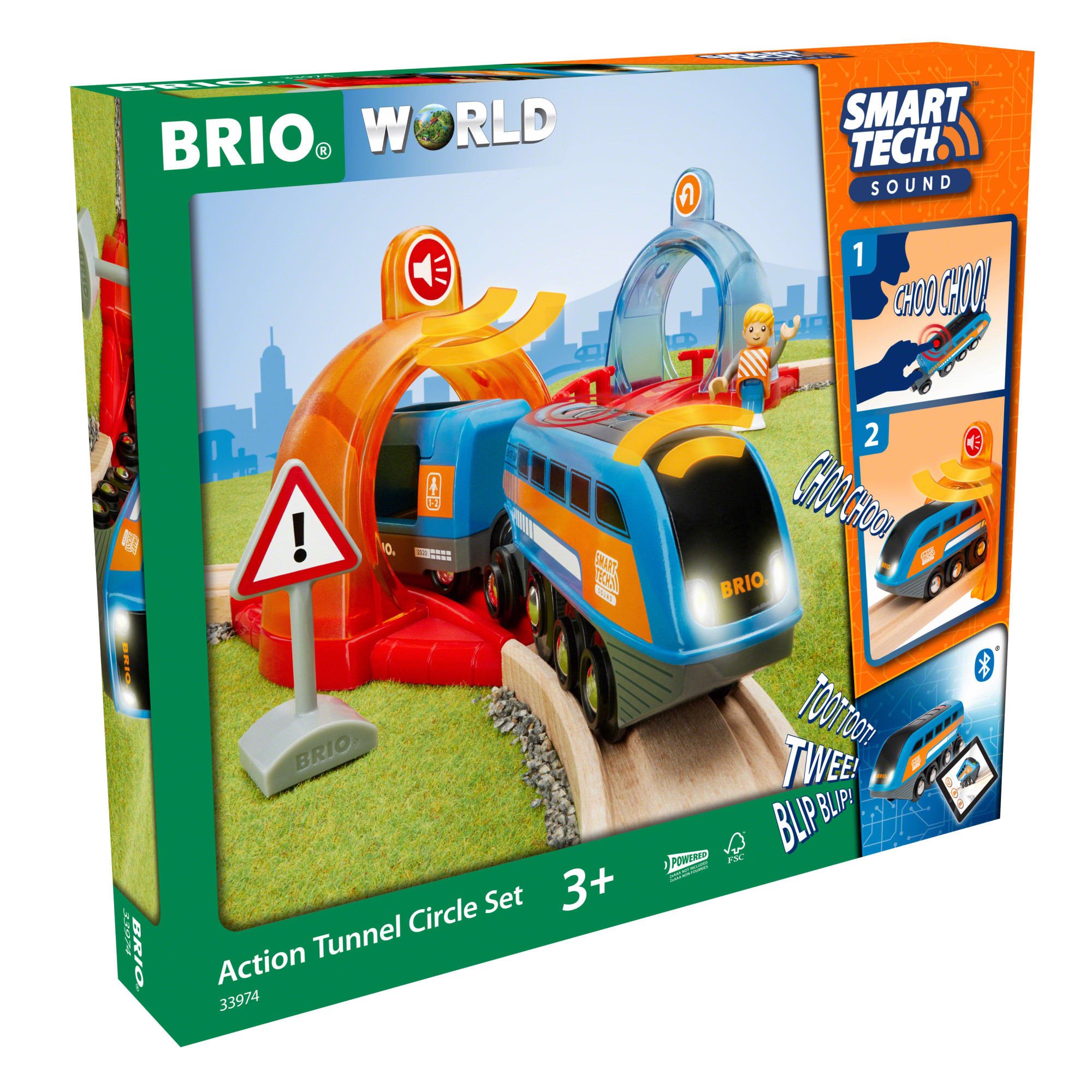 BRIO - Smart Tech Sound Action Tunnel Circleset (33974)