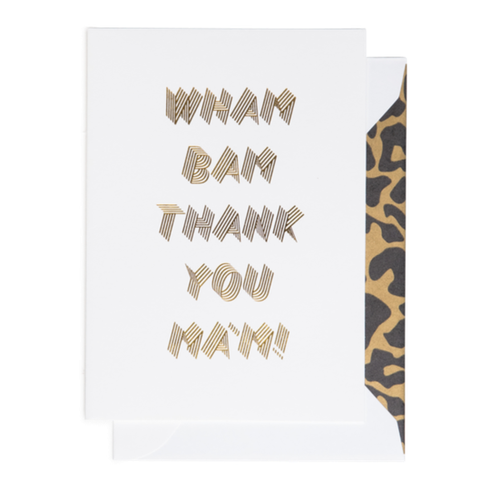 Cardsome | Cards - Wham Bam Thank you M'am