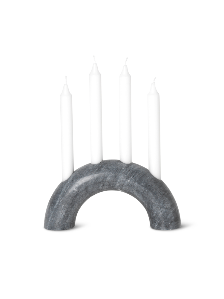 Ferm Living - Bow Candle Holder - Black (4244)