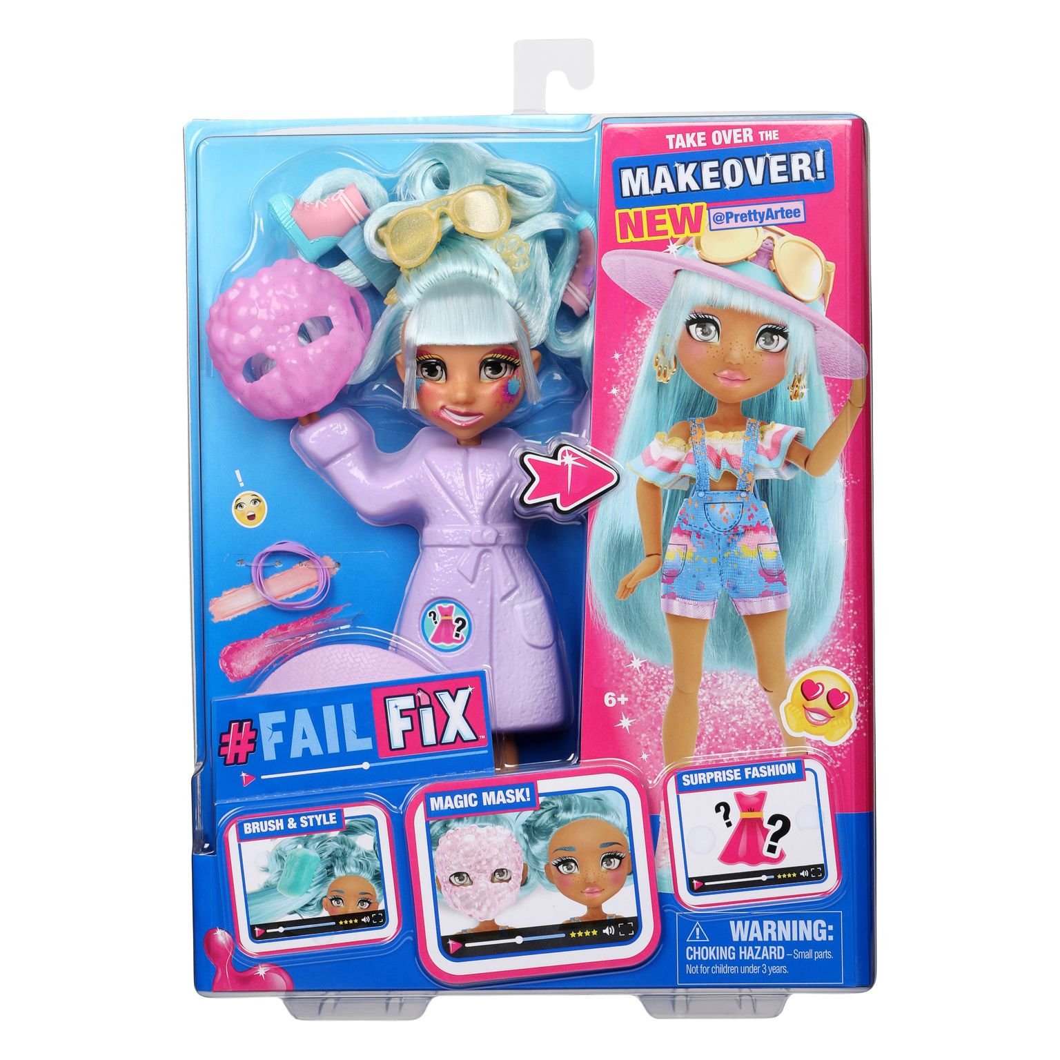Fail Fix - Total Makeover Doll Pack - PrettyArtee (30221)