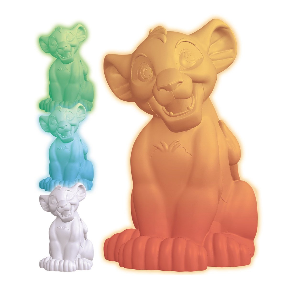 Lexibook - 3D design Lion King Simba colour change night light approx. 20cm (NLJ105AN)