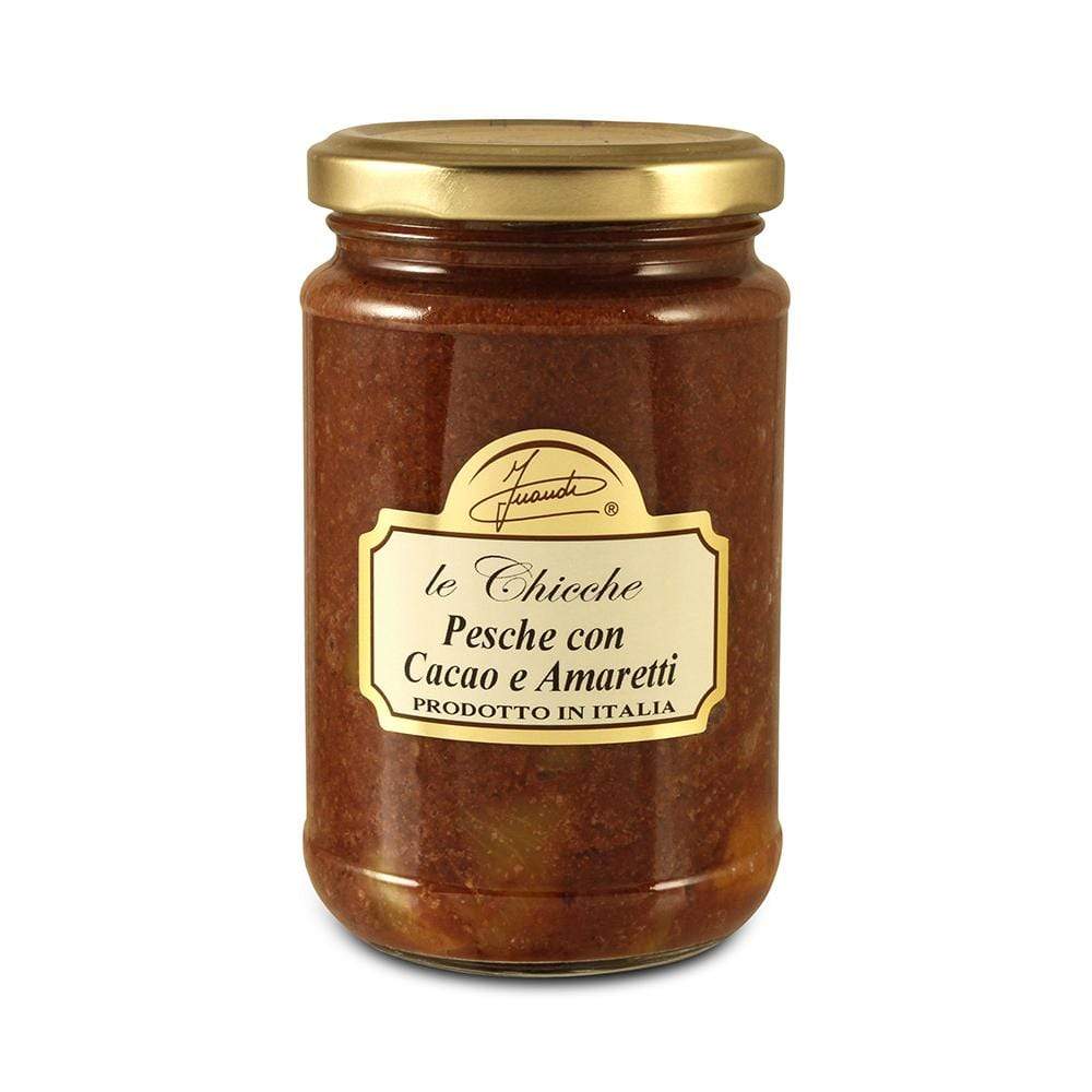 Peaches with Cocoa and Amaretti in Syrup 290g by Inaudi
