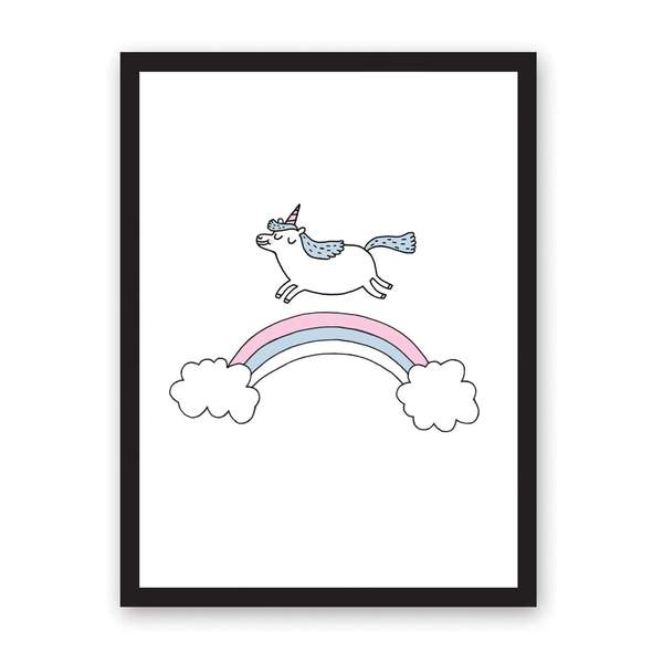 Magical Unicorn Riso Print