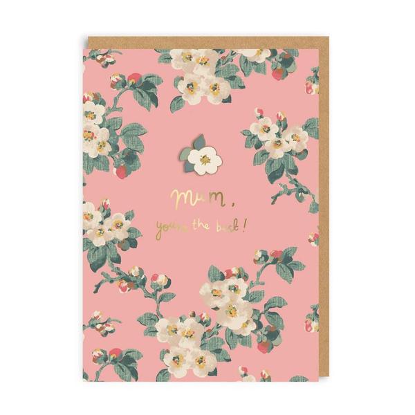 Mum Mayfield Blossom Enamel Pin Greeting Card