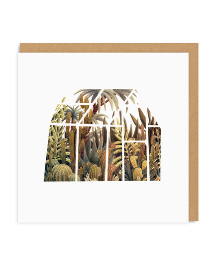 Greenhouse Square Greeting Card