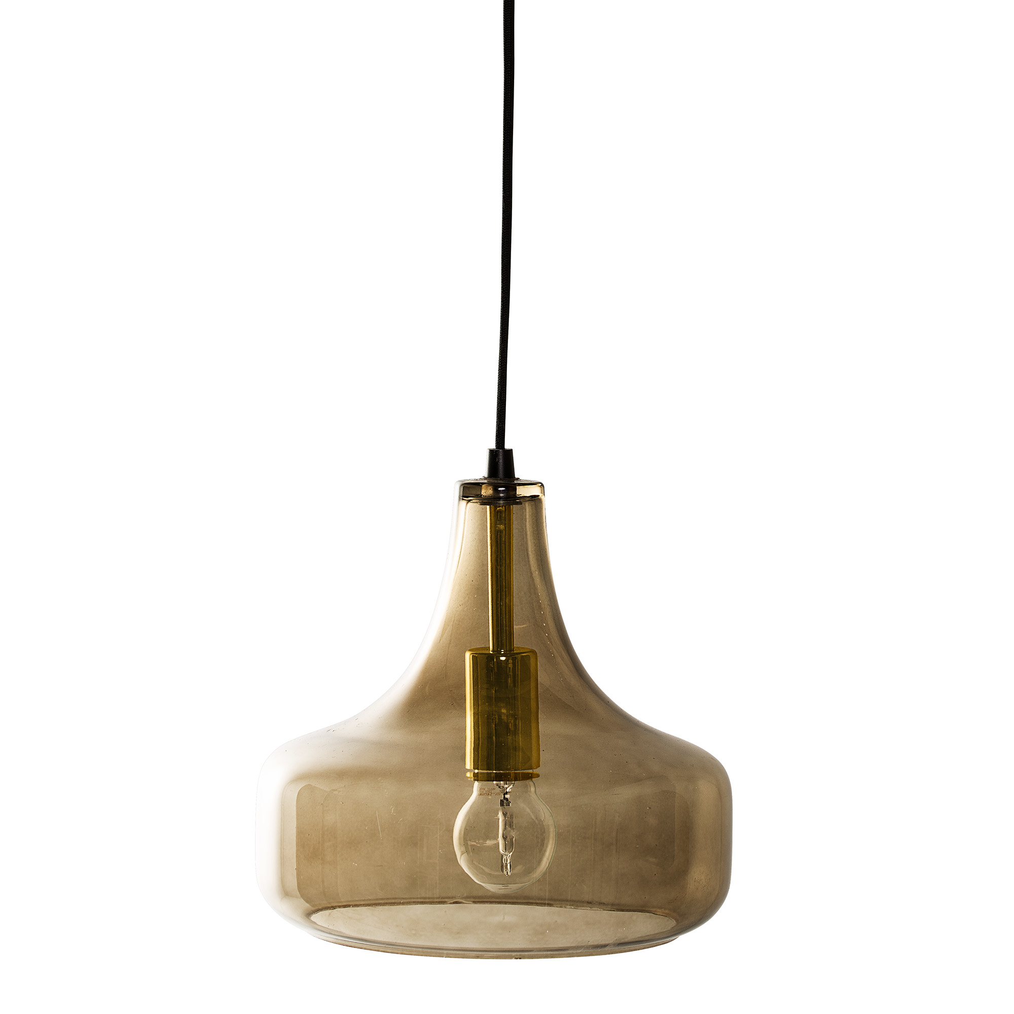 Bloomingville - Pendel Glass Ø 25,5 cm - Brown (68704760)