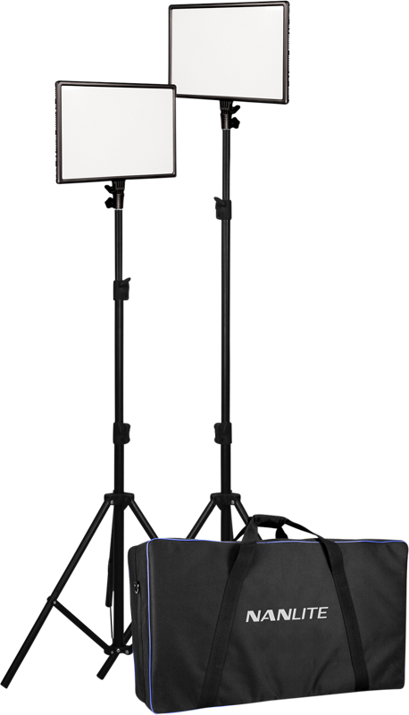 Nanlite - 25 LED 2 LIGHT KIT WITH STAND