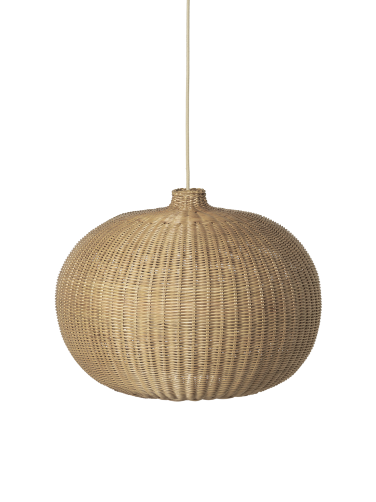 Ferm Living - Braided Belly Lamp Shade Ø 54 cm - Natural (100448206)