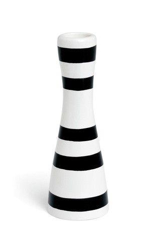 Kähler - Omaggio Candleholder Black - Small (690780)