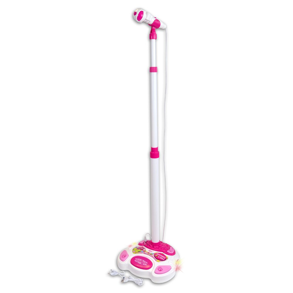 Bontempi - Microphone with stand & light effect (404271)