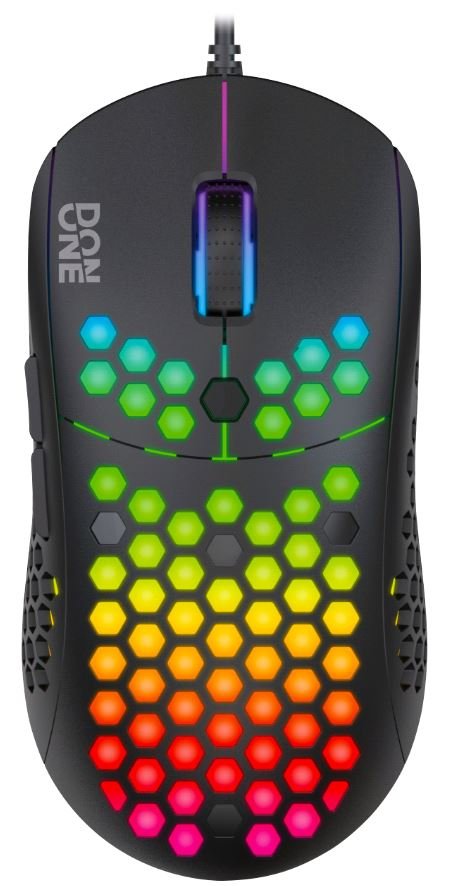 ​DON ONE - GM200 BLACK - RGB LIGHTWEIGHT GAMING MOUSE