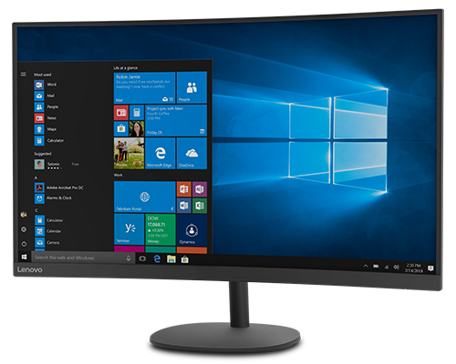 Lenovo - D32qc-20 31.5" 75Hz QHD 2560x1440 Curved Monitor