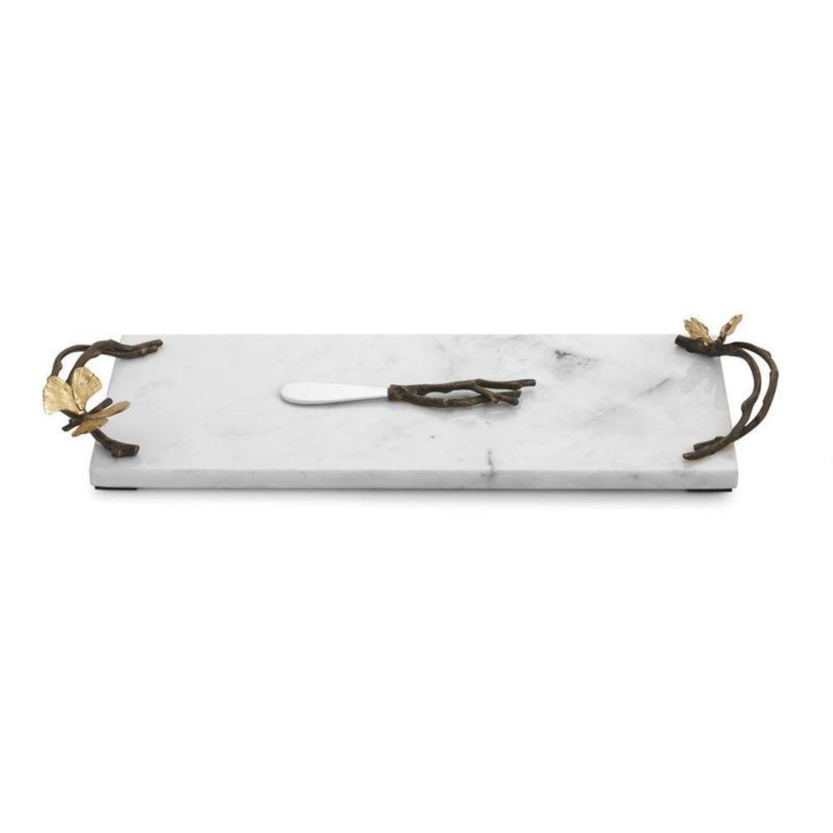 Michael Aram I Butterfly Ginkgo Small Cheese Board w/ Knife