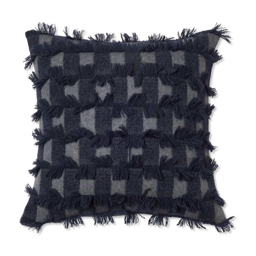 Oyuna I Seren Cushion | Slate Grey & Indigo