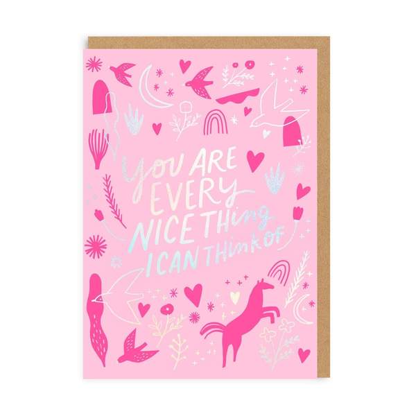 Every Nice Thing Greeting Card