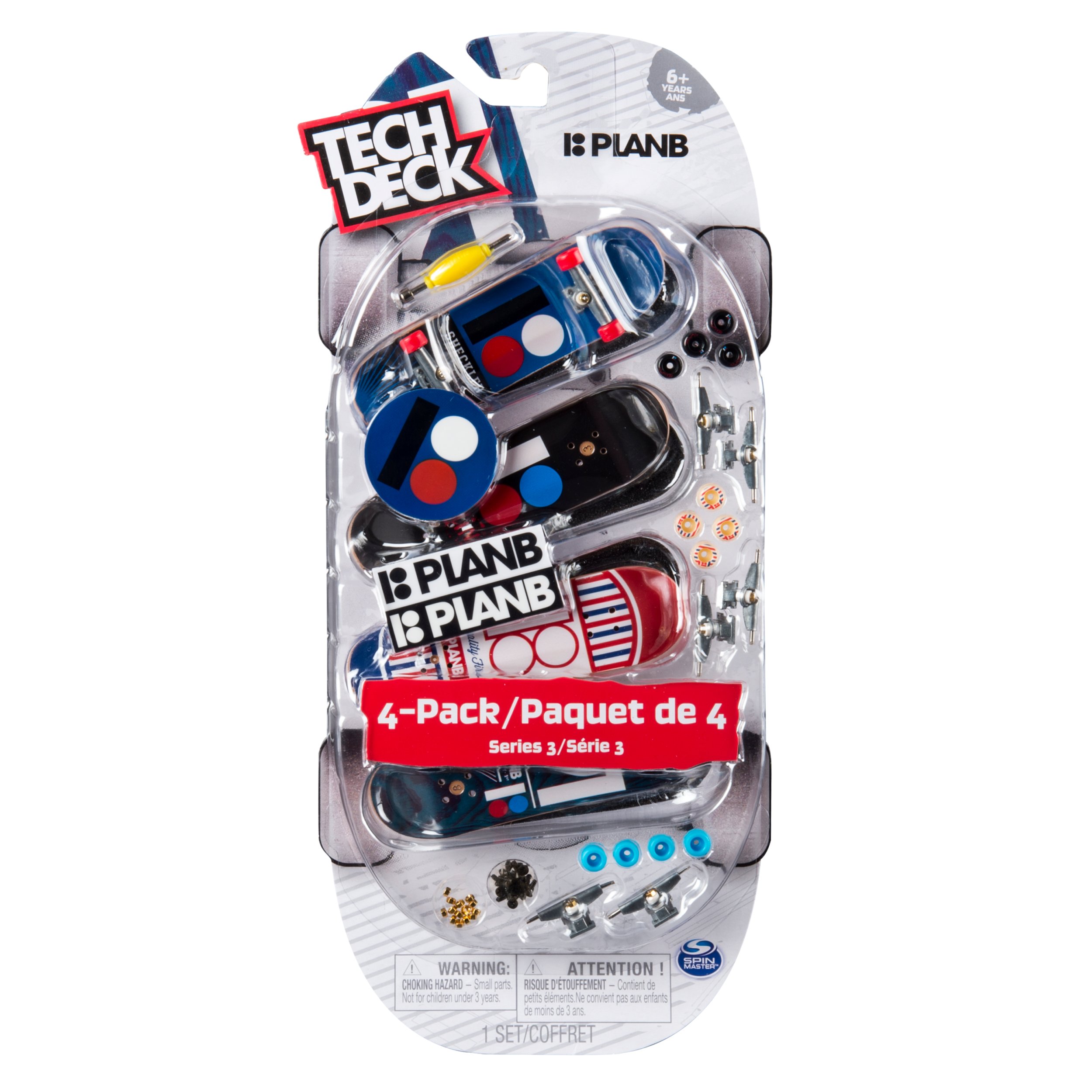 Tech Deck - Finger Skateboard 4 Pack - Ultra DLX, Plan B (6028815)