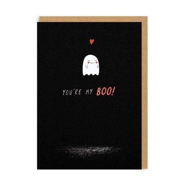 My Boo Enamel Pin Greeting Card