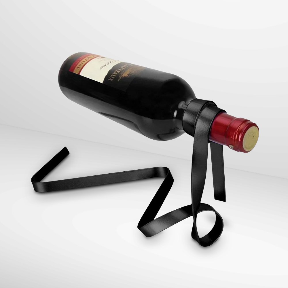 Wine Holder - Ribbon (Black) (04766)