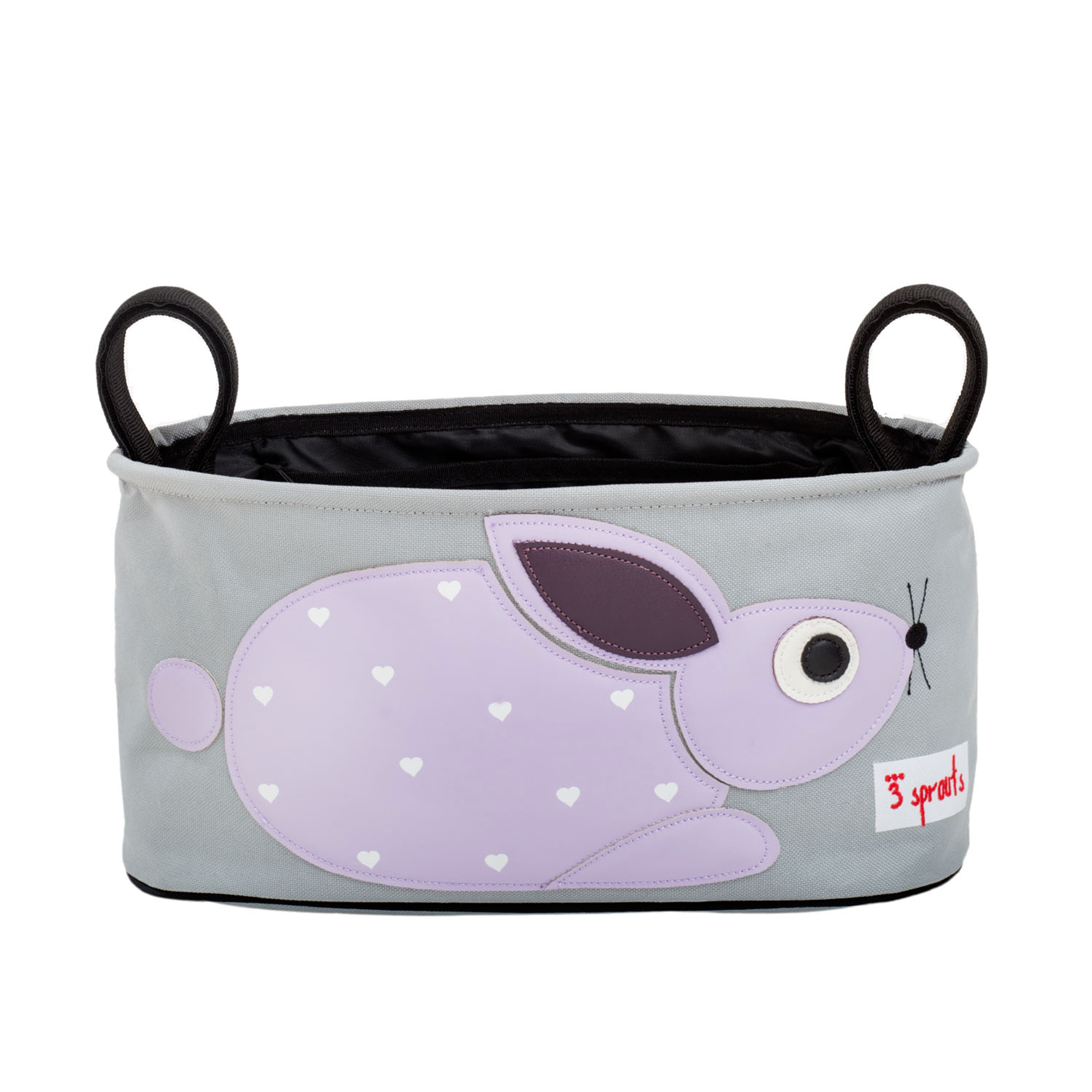 3 Sprouts - Stroller Organizer - Purple Rabbit