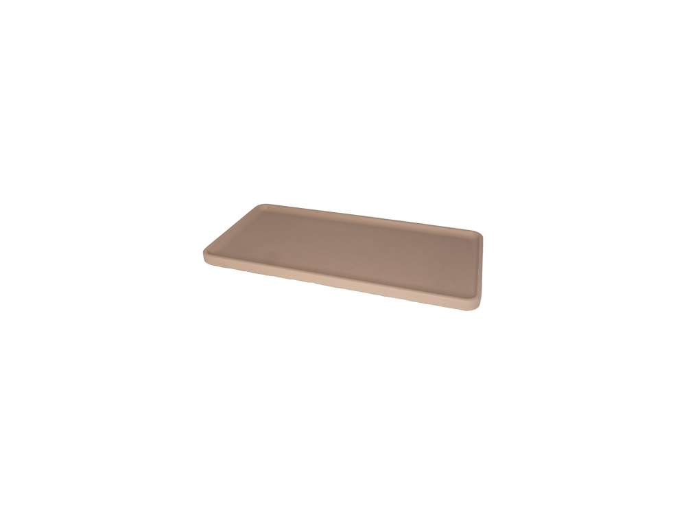 LIKEconcrete - Karin Tray Small 30 x 14 x 2 cm - Mocca (93763)