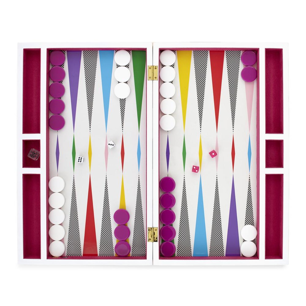 Jonathan Adler I Checkerboard Backgammon Set