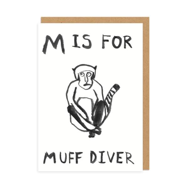 M is for Greeting Card