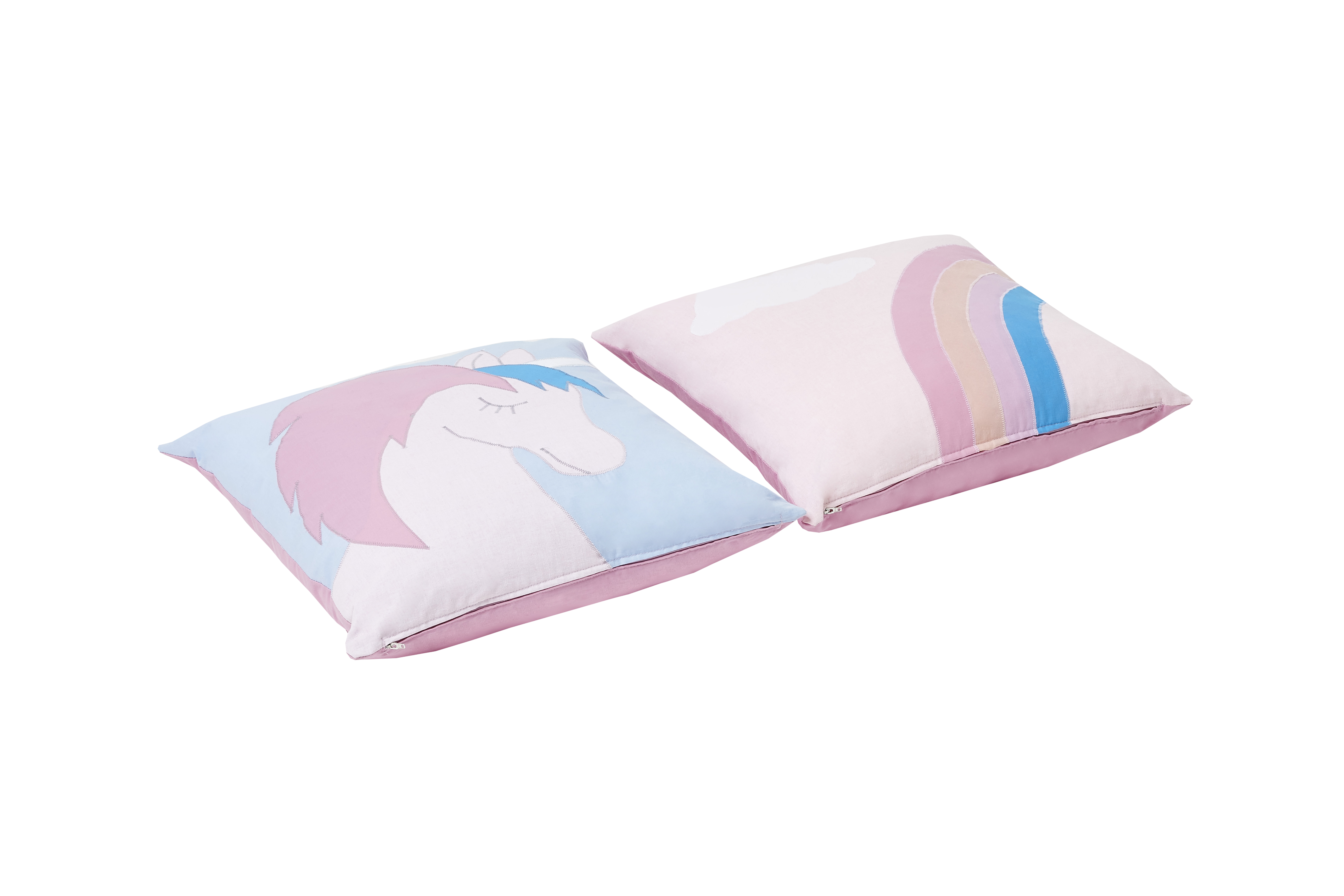 Hoppekids - Pillow Set w. 2 Pillows - Unicorn