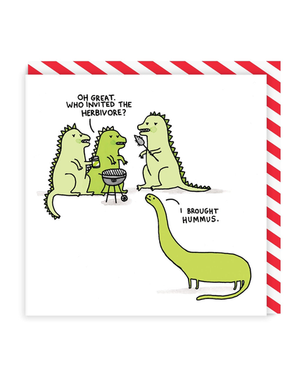 Herbivore Square Greeting Card