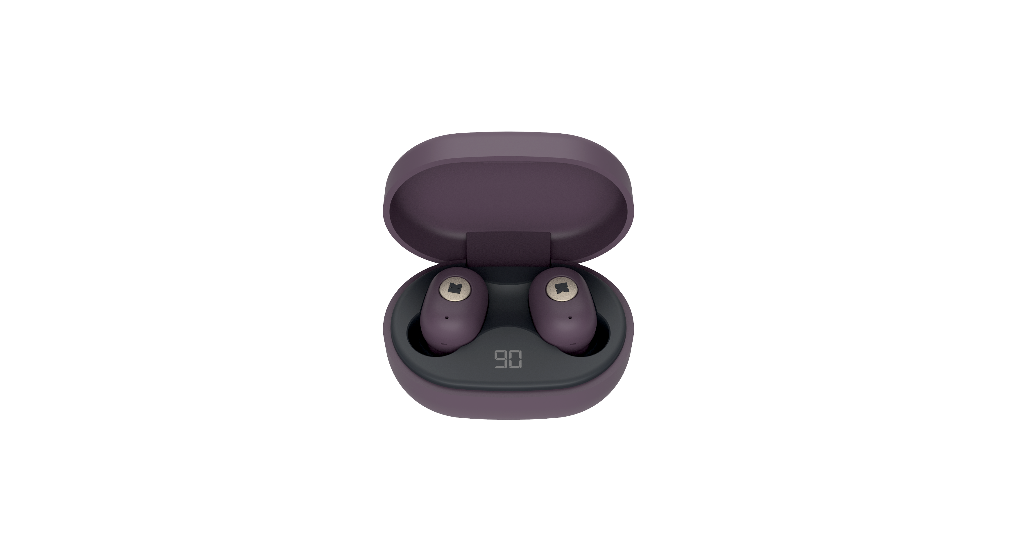 KreaFunk - aBEAN In-Ear Bluetooth Headphones - Urban Plum (KFLP05)