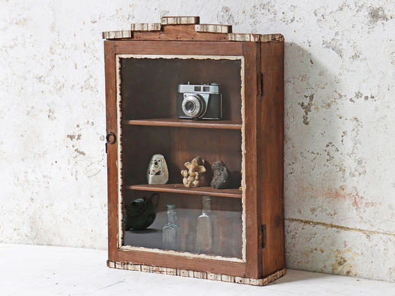 Art Deco Display Case Brown