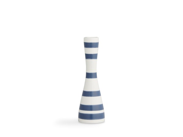 Kähler - Omaggio Candleholder Medium - Steel Blue (691764)