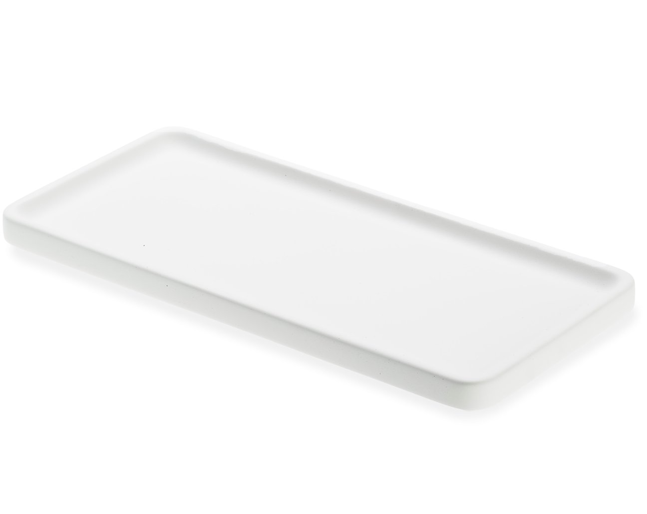 LIKEconcrete - Karin Tray Small 30 x 14 x 2 cm - White (93765)